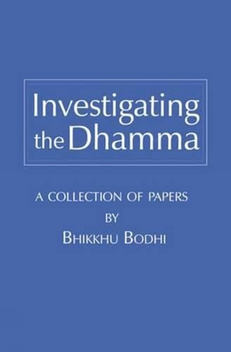 Stock image for Investigating the Dhamma for sale by Books From California