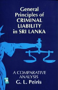 9789558156186: General Principles of Criminal Liab