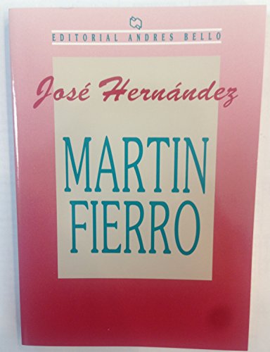 Stock image for Martin Fierro (Spanish Edition) for sale by Newsboy Books