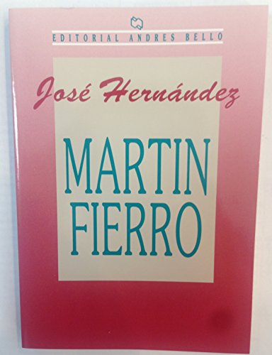9789561311848: Martin Fierro (Spanish Edition)