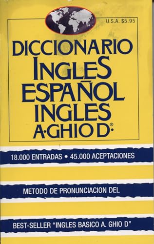 acumular tolerancia espíritu Diccionario Ingles Espanol Ingles A. Ghiod - Ghiod: 9789567079032 - AbeBooks