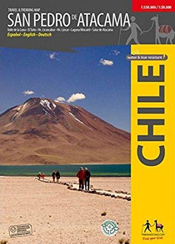 9789568925000: San Pedro de Atacama, Chile Travel & Trekking Map