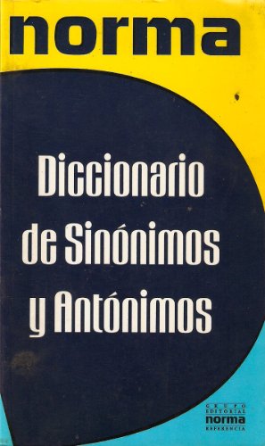 Beispielbild fr Sinonimos Y Antonimos (Spanish Edition) zum Verkauf von Half Price Books Inc.