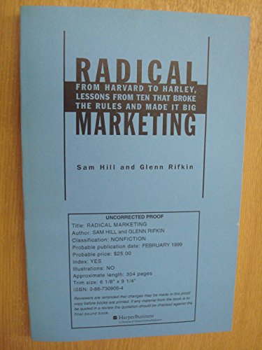 9789580454229: Marketing Radical