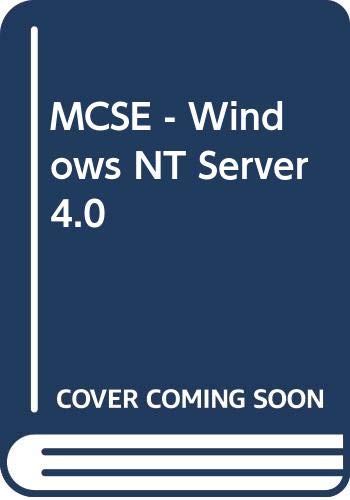 MCSE - Windows NT Server 4.0 (Spanish Edition) (9789580454984) by Unknown Author