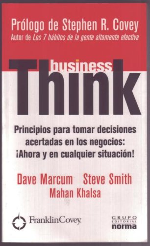 Beispielbild fr business think marcum smith khalsa zum Verkauf von DMBeeBookstore