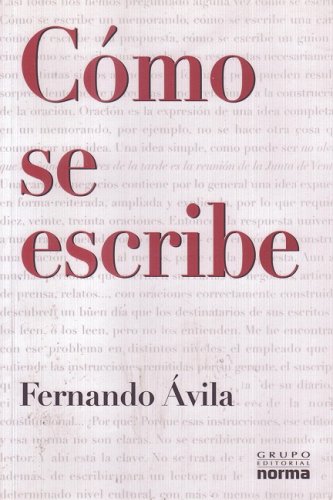 9789580472803: Como Se Escribe (Spanish Edition)