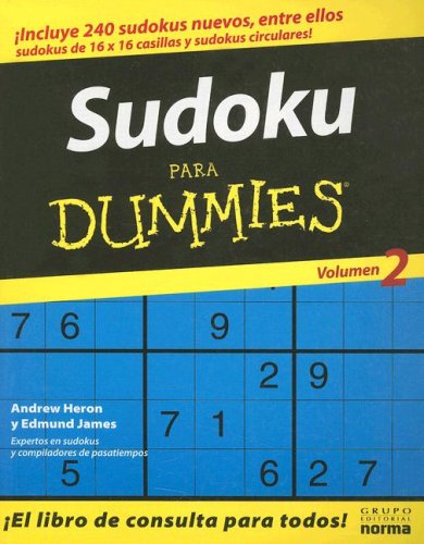 Imagen de archivo de Sudoku para Dummies vol. 2 a la venta por LibroUsado  |  Tik Books SO