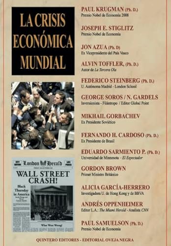 9789580611141: La crisis economica mundial/ The Wordwide Economic Crisis