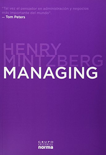 Imagen de archivo de MANAGING MINTZBERG, HENRY a la venta por Iridium_Books