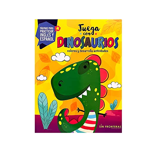 Imagen de archivo de Juega con Dinosaurios - Actividades para aprender ingl s y español. Lee, escribe, juega y colorea. a la venta por ThriftBooks-Atlanta