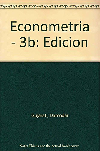 Econometria - 3b: Edicion (Spanish Edition) (9789586005852) by [???]