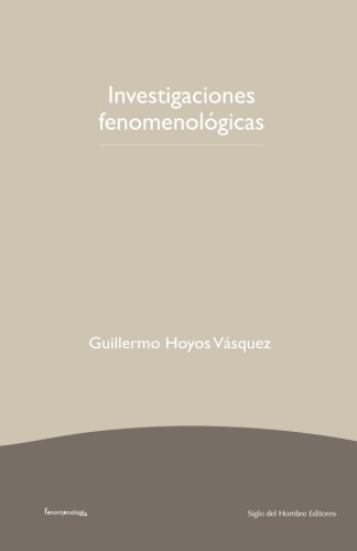 Imagen de archivo de INVESTIGACIONES FENOMENOLGICAS. a la venta por KALAMO LIBROS, S.L.