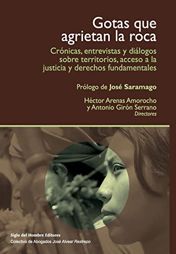 Stock image for Gotas que agrietan la roca: Crnicas, entrevistas y dilogos sobre territorios y acceso a la justicia for sale by medimops