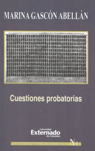 Beispielbild fr CUESTIONES PROBATORIAS zum Verkauf von MARCIAL PONS LIBRERO