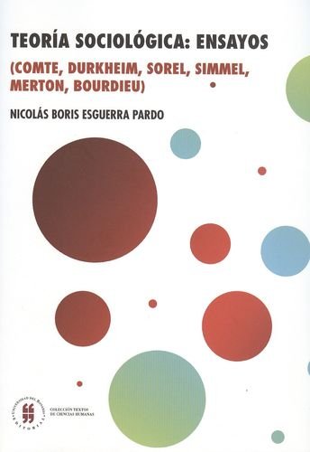 Stock image for TEORIA SOCIOLOGICA Ensayos.Comte, Durkheim, Sorel, Simmel, Merton,Bourdieu for sale by Librovicios