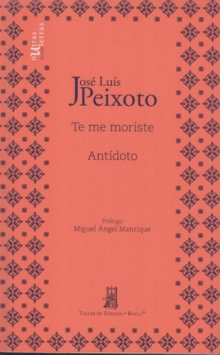 Imagen de archivo de TE ME MORISTE. ANTIDOTO a la venta por Zilis Select Books