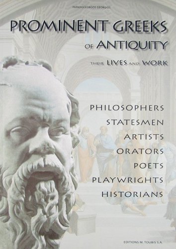 Stock image for Prominent Greeks of Antiquity: Their Lives & Work for sale by SecondSale