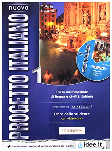 9789606632242: Progetto Italiano 1. Libro dello studente + CD-ROM: Libro dello studente 1 + DVD (Level A1-A2): Vol. 1 (NUOVO PROGETTO ITALIANO)