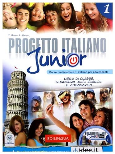 Imagen de archivo de progetto italiano junior 1 - libro + qua a la venta por SecondSale