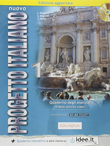 9789606931185: NUOVO PROGETTO ITALIANO 1 (A1-A2) QUADERNO DEGLI ESERCIZI C/CD AU