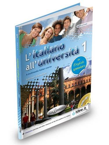 9789606931246: L'italiano all'universit. Con CD Audio. For English speakers (Vol. 1): Libro e quaderno + CD Audio 1 - for English Speaker