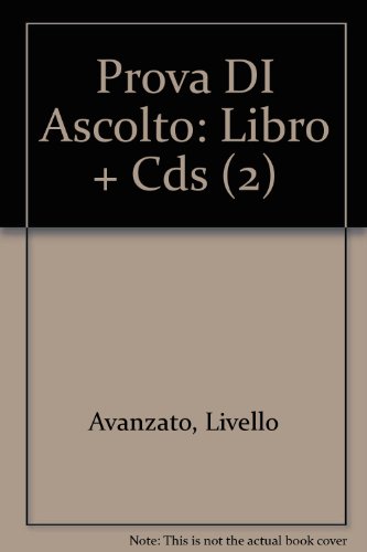 Imagen de archivo de Prova DI Ascolto: Libro + Cds (2) a la venta por AwesomeBooks