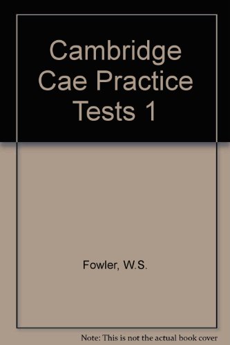 Cambridge CAE Practice Tests 1 (9789607609984) by Unknown Author