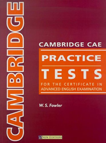 Cambridge CAE Practice Tests 1: For the Certificate in Advanced English Examination (9789607609991) by Fowler, W. S.