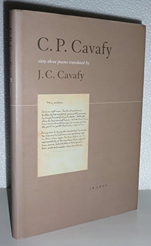 Poems by C. P. Cavafy - C.P. Cavafy