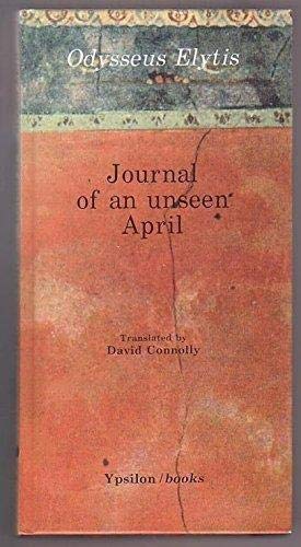 Stock image for Journal of an Unseen April for sale by SecondSale