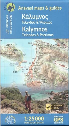 Kalimnos 1 : 25 000: Topografische Wanderkarte 10.32. Griechische Inseln - Ägäis - Dodekanes