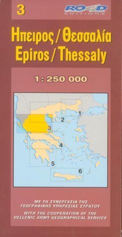 Beispielbild fr Map of Thessaly - Epiros (Maps of Greece, Band 3) zum Verkauf von Bcherbazaar