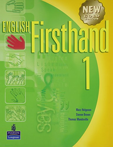 Stock image for English Firsthand 1 with Audio CD: New Gold Edition [With CD] for sale by ThriftBooks-Atlanta