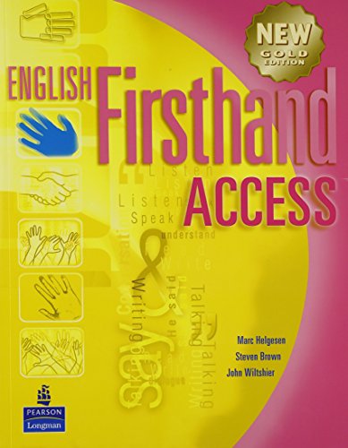 Imagen de archivo de English Firsthand Access a la venta por Better World Books: West