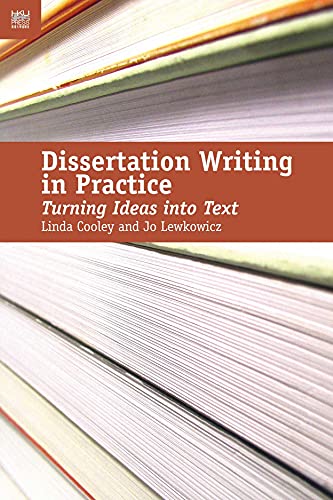 Beispielbild fr Dissertation Writing in Practice: Turning Ideas into Text zum Verkauf von WorldofBooks