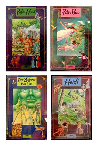 Stock image for Das Schatzkstchen voller Abenteuergeschichten. 4 Hefte: Peter Pan, Heidi, Robin Hood, Der Zauberer von Oz. (Ohne Schuber) for sale by medimops