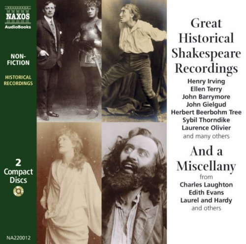 Beispielbild fr Great Historical Shakespeare Recordings (Historical Recordings) zum Verkauf von WorldofBooks