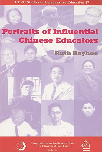 Beispielbild fr Portraits of Influential Chinese Educators zum Verkauf von Better World Books