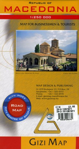 9789630296670: MACEDONIA 1/250.000 (ROAD MAP) (ROAD MAP - 1/250.000)