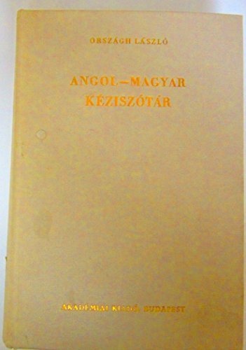 Imagen de archivo de A Concise English-Hungarian Dictionary. a la venta por Langdon eTraders