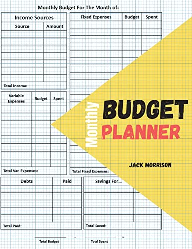 Beispielbild fr Monthly budget planner and organizer: Debt and savings tracker + Budgeting expenses volume zum Verkauf von GreatBookPrices