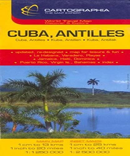 Imagen de archivo de Cuba and the Greater Antilles Map (Cartographia Country Maps) (French Edition) a la venta por Bookmans