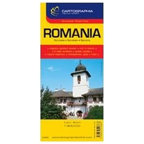 9789633529683: Romania Map