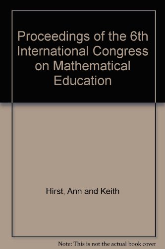 Beispielbild fr Proceedings of the 6th International Congress on Mathematical Education zum Verkauf von medimops