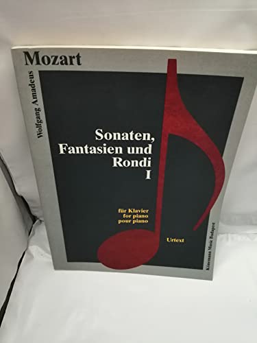 Sonatas, Phantasies & Rondi I (Music Scores) (9789638303004) by Wolfgang Amadeus Mozart