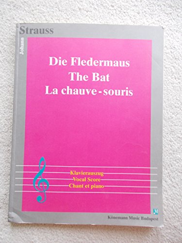 Imagen de archivo de Die Fledermaus (Music Scores) a la venta por GF Books, Inc.