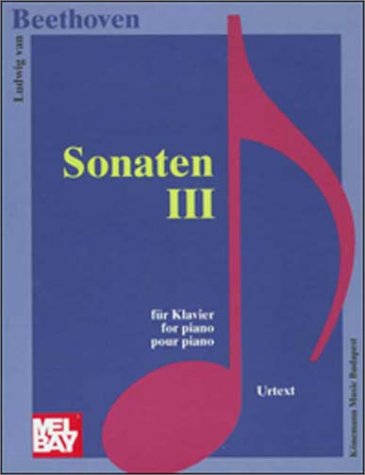 Beispielbild fr Beethoven: Sonatas III zum Verkauf von WorldofBooks