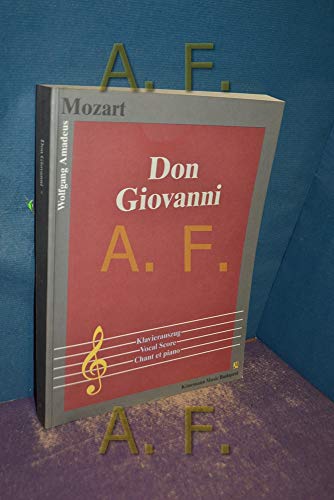 9789638303653: Vocal Score (Mozart: Don Giovanni)