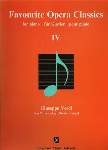 Beispielbild fr Favourite Opera Classics IV: Verdi II zum Verkauf von Half Price Books Inc.